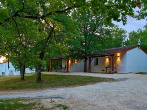 Bungalow with a terrace on a hill in Dordogne